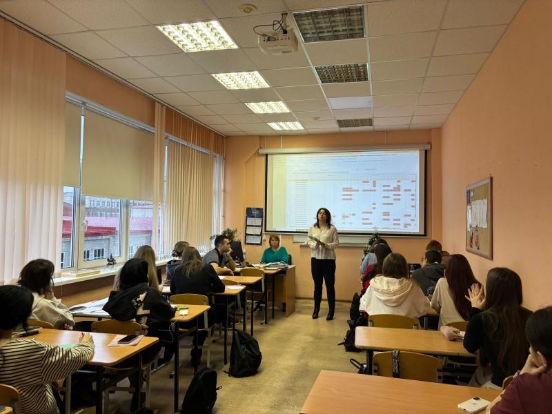Встреча с учащимися колледжа.